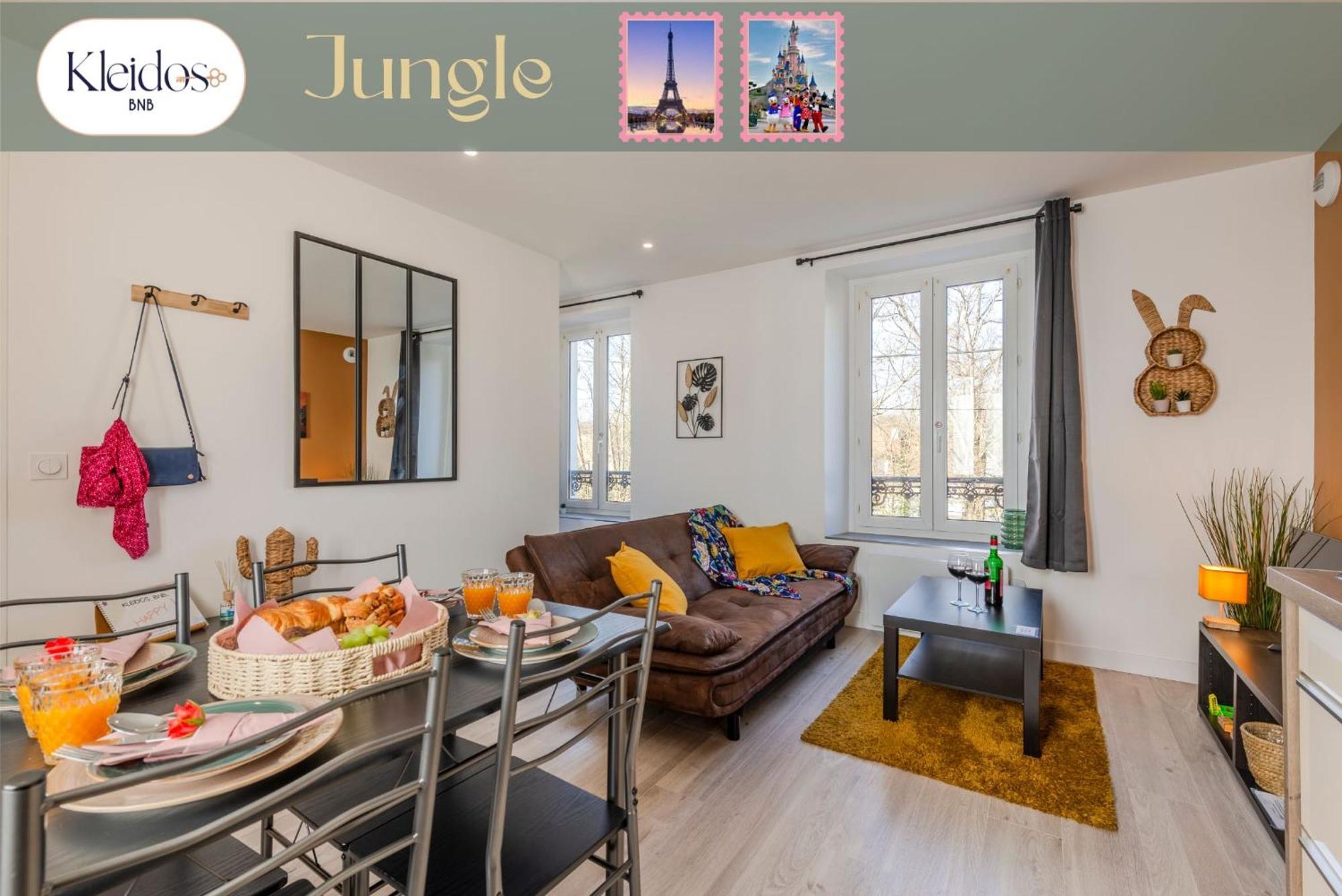 Jungle - Magnifique Appartement Avec Parking Prive - Paris-Disney & Cdg A 25 Minutes Pomponne Εξωτερικό φωτογραφία